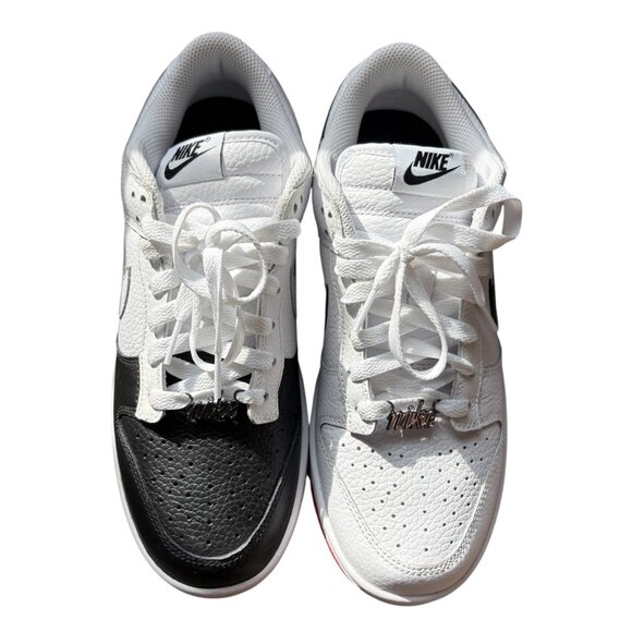 Nike Men's Custom Black White Dunk Low Unlocked By You Sneaker Shoes Size 8 - Picture 2 of 10